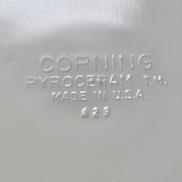CorningWare Blue Cornflower 1.5 & 2 QT. Stoneware Casserole Dish x2 & Glass Lid - Picture 10 of 15